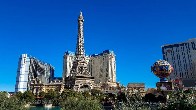 Picture of the Eiffel Tower in Las Vegas